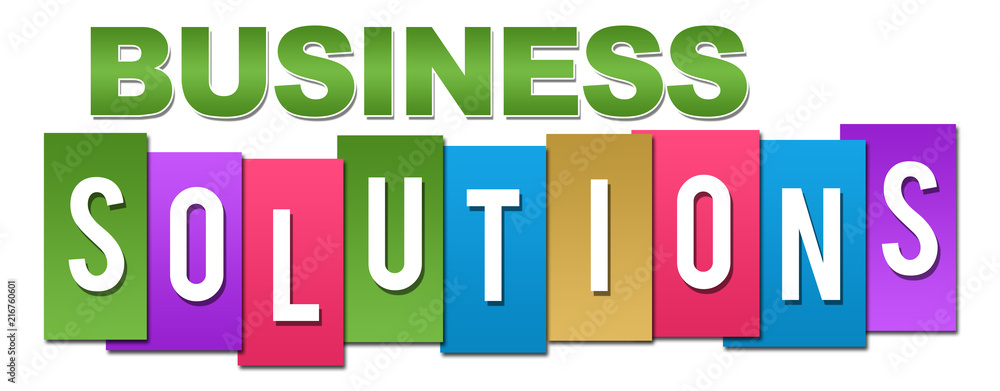 Business Solutions Professional Colorful 