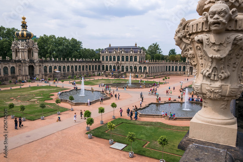 Famous Zwinger palace in Dresden