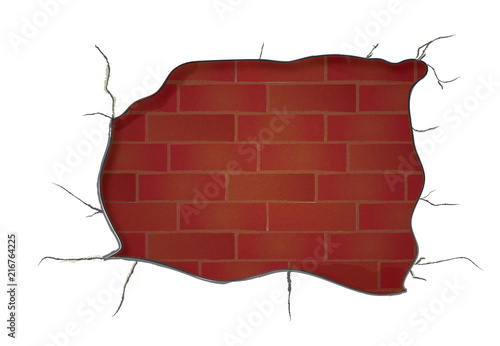Exposed Brick Background Clip Art