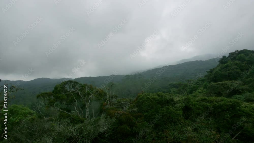 Timelapse of hilly landscape Cameron Highlands Malaysia Timelapse of hilly landscape Cameron Highlands Malaysia