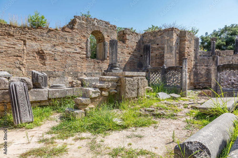 Atelier de Phidias, site archéologique d'Olympie