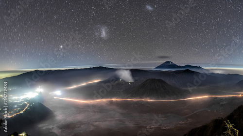 Mount Bromo is an active volcano one of the most visited tourist attractions in East Java  Indonesia.The volcano belongs to the Bromo Tengger Semeru National Park