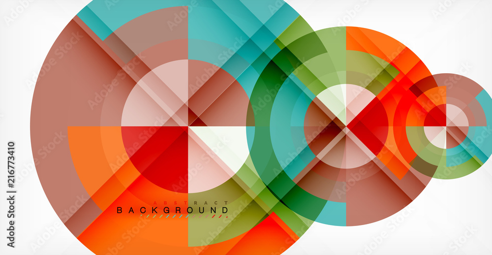 Vector circle abstract background Vector circle abstract background