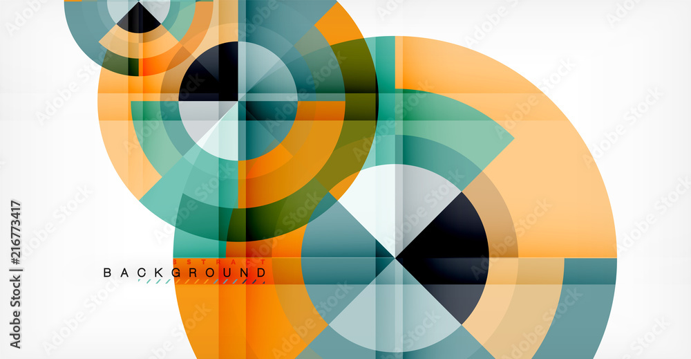 Vector circle abstract background Vector circle abstract background
