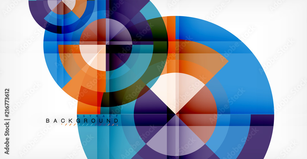 Vector circle abstract background Vector circle abstract background