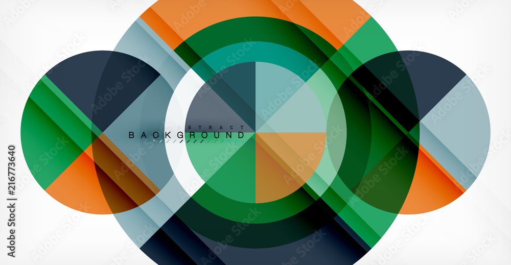 Vector circle abstract background Vector circle abstract background