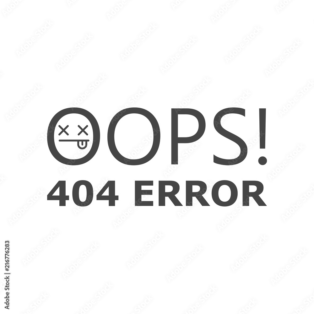 404 error concept