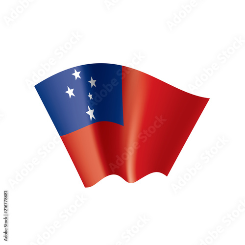 Free Download Samoa flag, vector illustration - GFXLoad