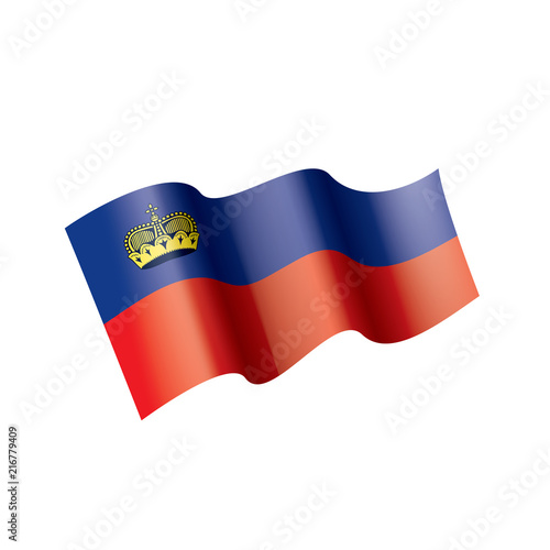 Free Download liechtenstein flag, vector illustration - GFXLoad