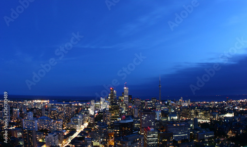 Toronto  provice Ontario  Canada. The Night view