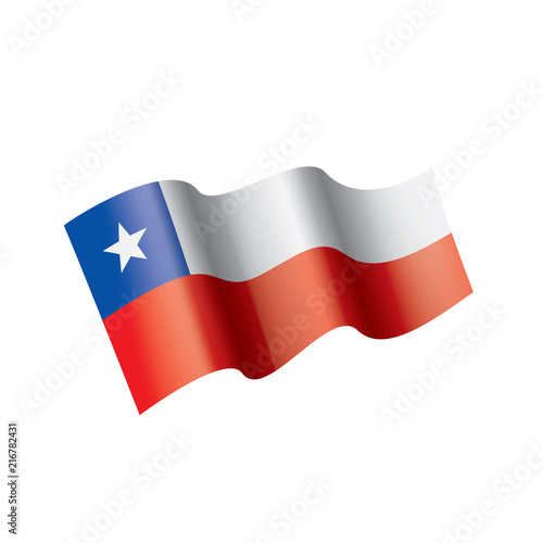 Free Download Chile flag, vector illustration - GFXLoad