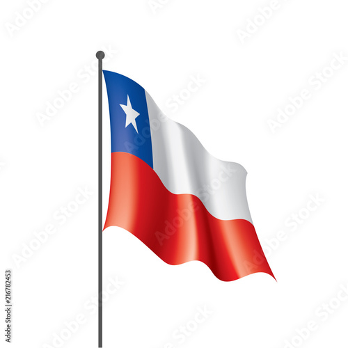 Free Download Chile flag, vector illustration - GFXLoad