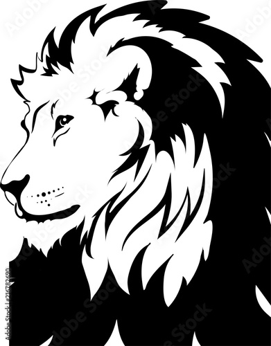 Fototapeta Naklejka Na Ścianę i Meble -  Lion head in vector interpretation 20