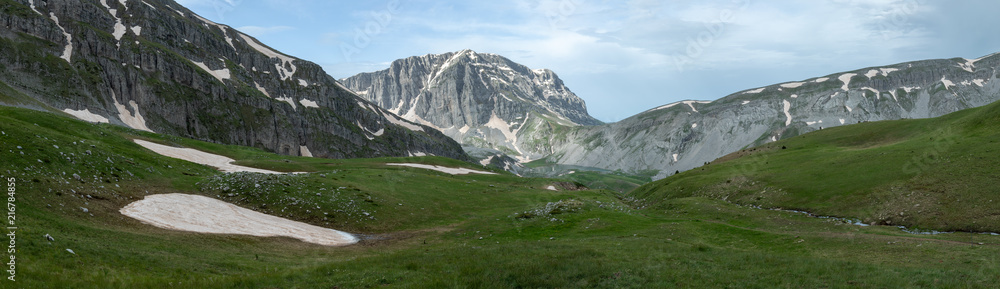 Pindus mountain range in Greece