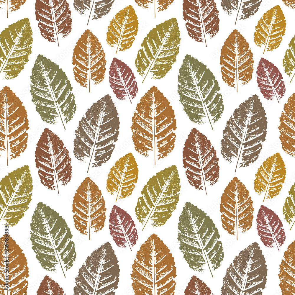 Beautiful Leaves Pattern. Seamless. Stamp. Beautiful Leaves Pattern. Seamless. Stamp.