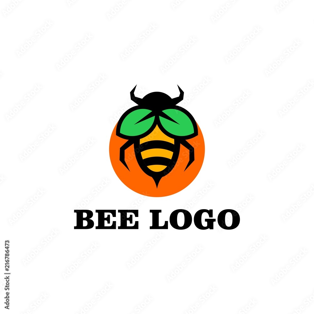 Bee logo Bee logo
