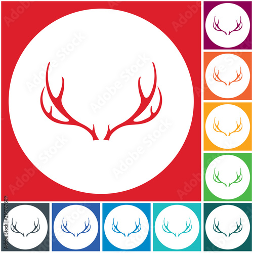 Hunting club logo icon