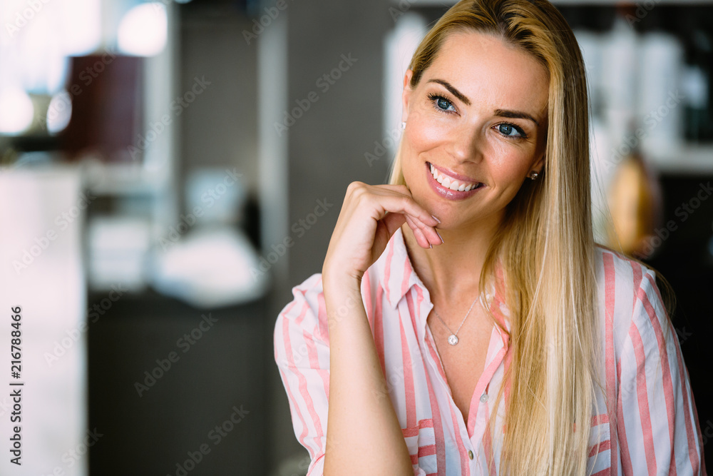 Portrait of beautiful blonde woman Portrait of beautiful blonde woman