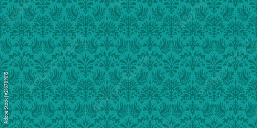 Damask background. Seamless pattern.Vector. ダマスクパターン