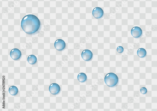 透明な水滴
