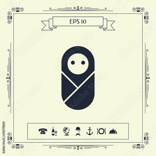 Infant, neonate, newborn icon