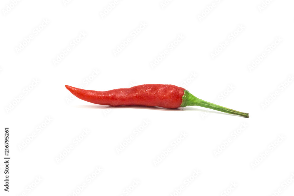 Red chilli pepper isolated on white Red chilli pepper isolated on white