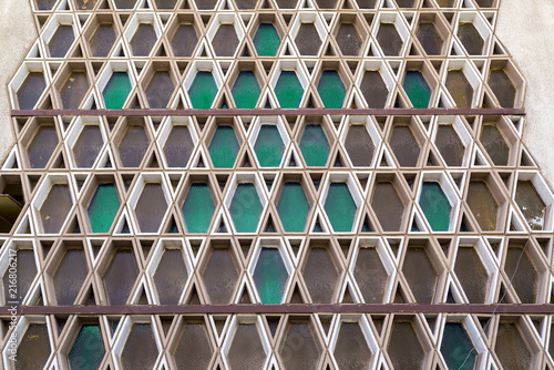 Magen David pattern wall