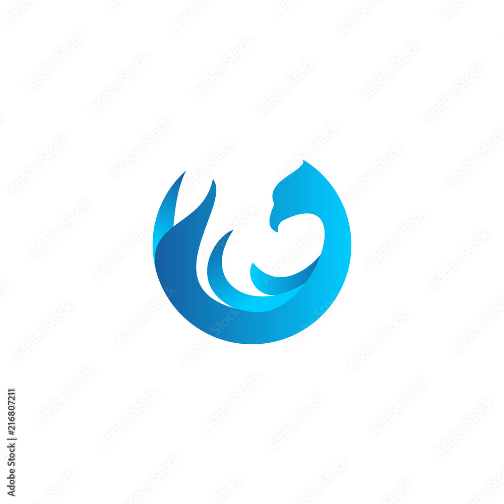 eagle bird vector logo eagle bird vector logo