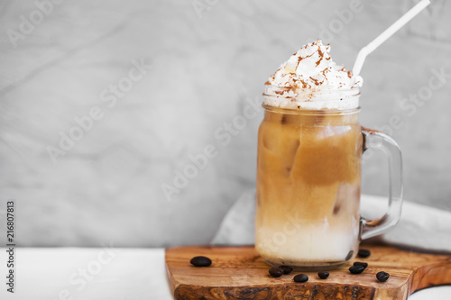 Картината върху платно Cold iced coffee