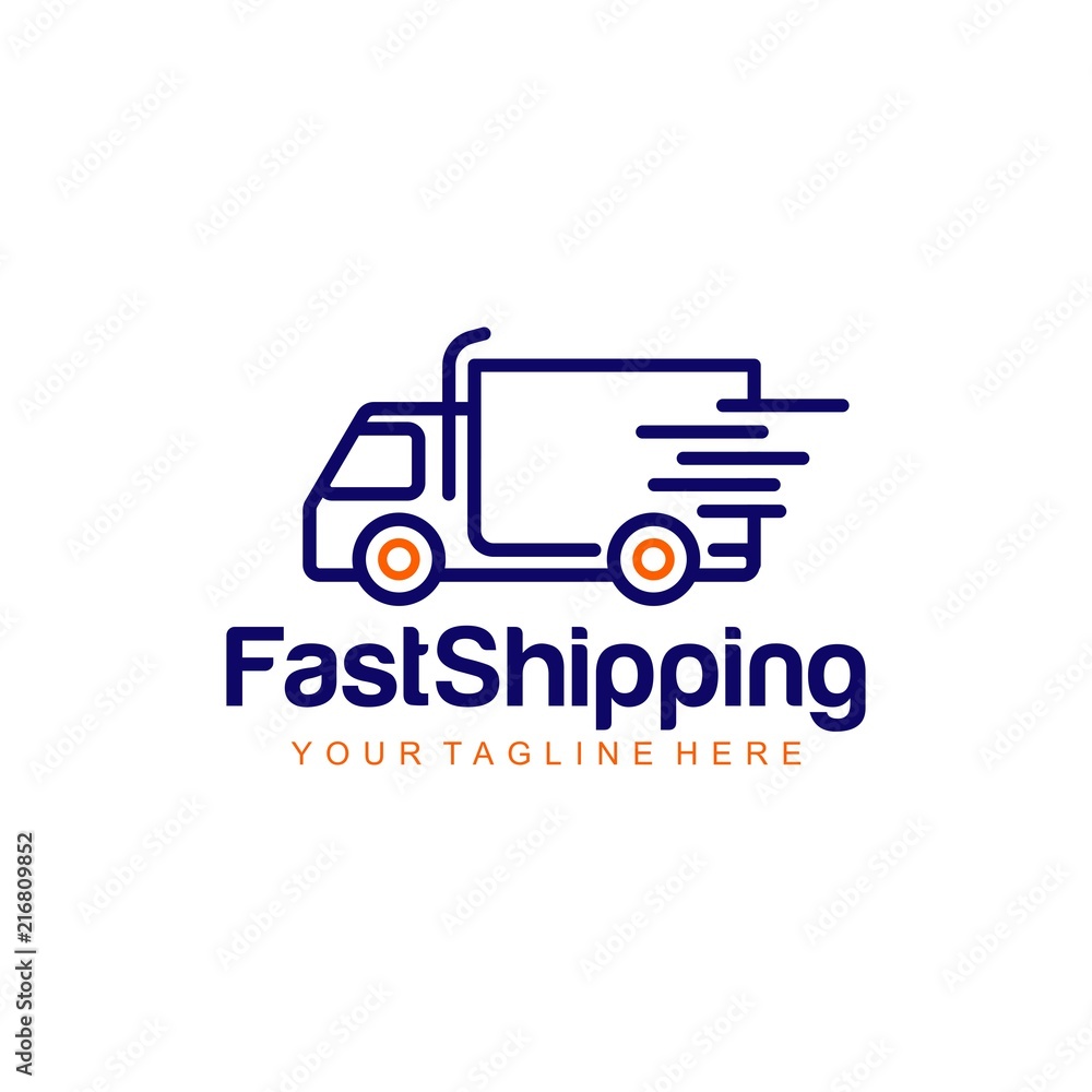 Fast shipping logo Fast shipping logo