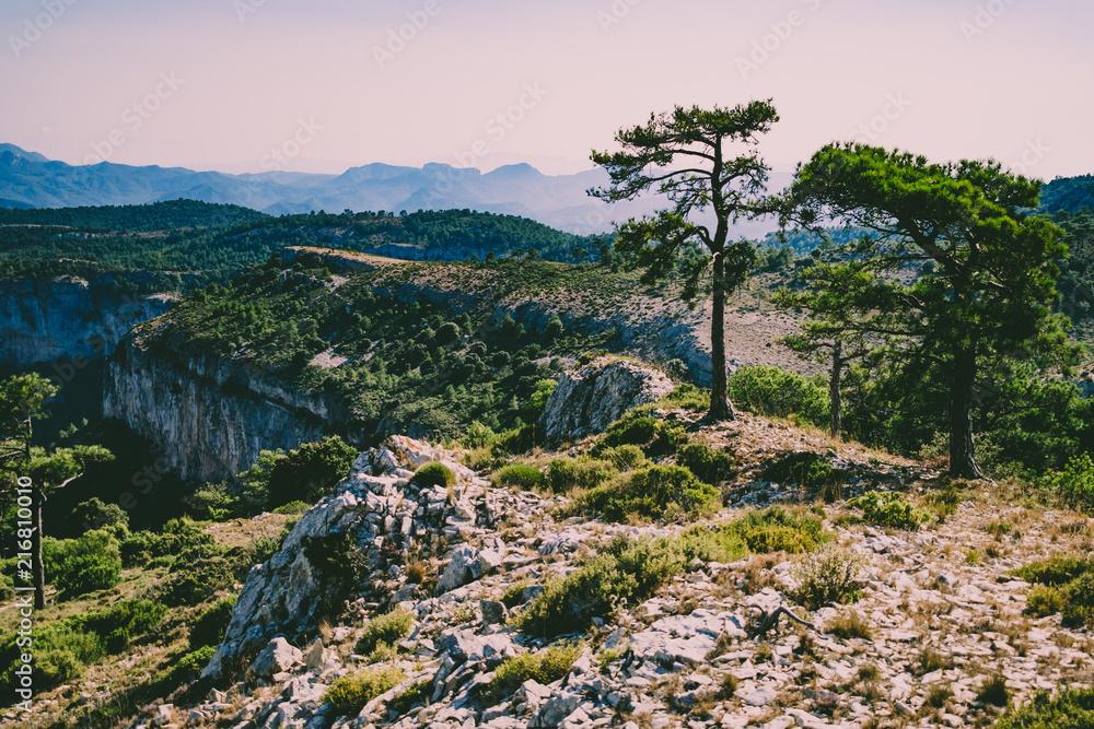 Obraz premium Landscapes of the set of mountains of Spain, in Catalonia.