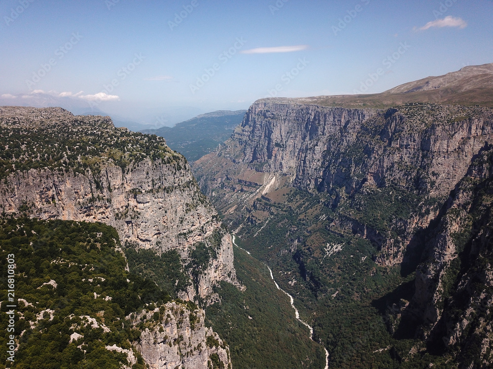 The Vikos Gorge in northern Greece is listed as the deepest gorge in the world by the Guinness Book of Records. The gorge is found in Vikos–Aoös National Park.