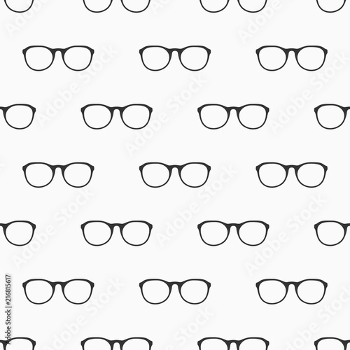 Glasses seamless pattern.