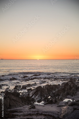 Orange Sunset Landscape