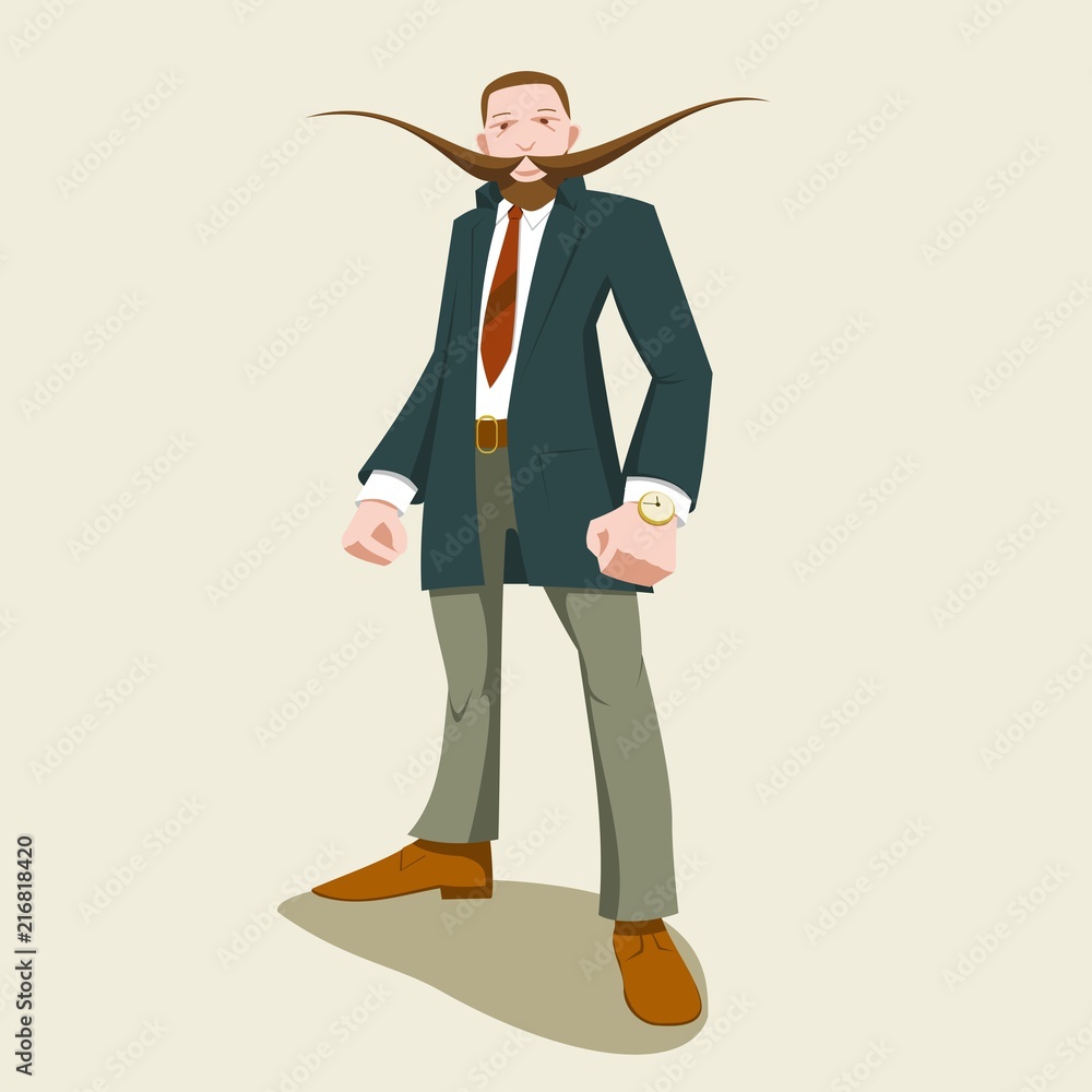 business man with mustache.movember business man with mustache.movember