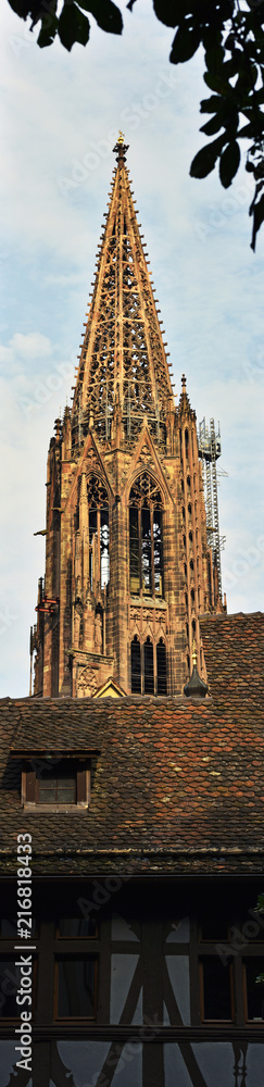 Freiburger Münsterturm nach Sanierung 2018