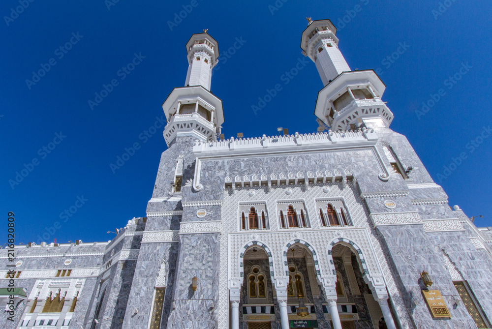Fototapeta premium holly mosque minarets in Mecca