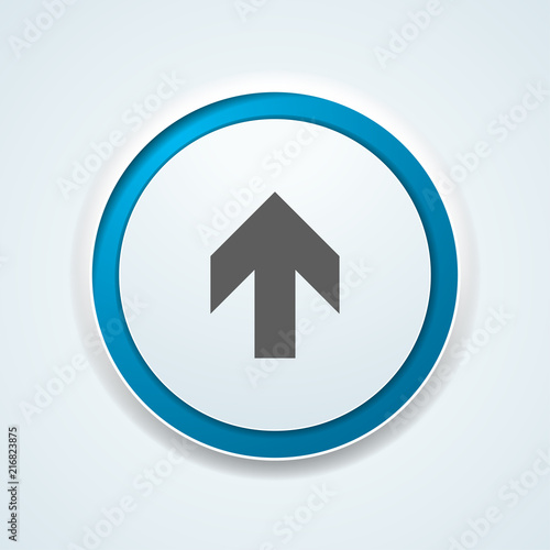 Ahead Up Arrow sign illustration