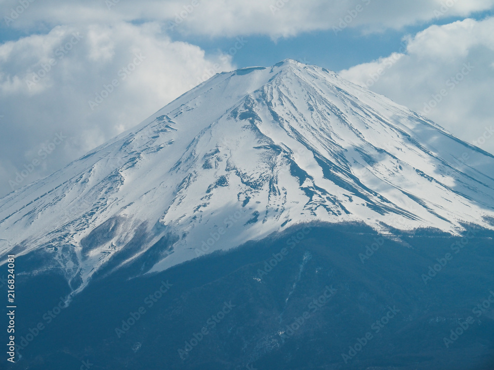 Top of Fuji mountain