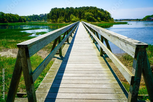 Uncle Tim's Bridge in Wellfleet, Massachusetts 