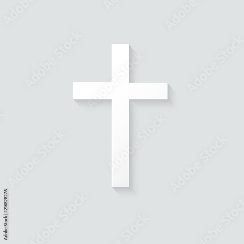 Mourning Card Cross
