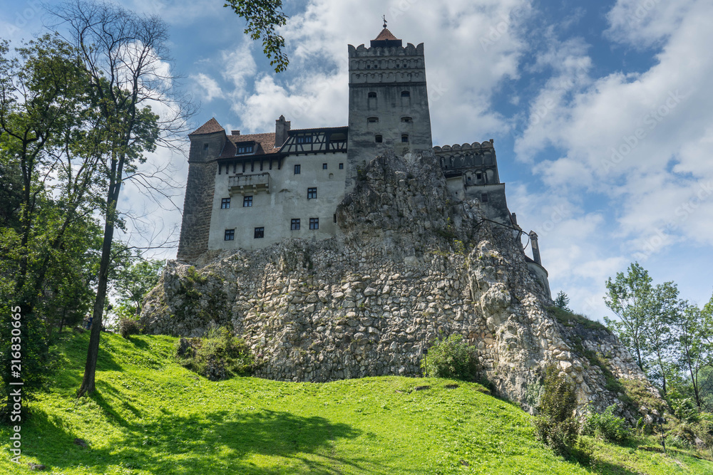 Bran Castle, known as The Castle of Dracula, in Bran, Transylvania, Romania