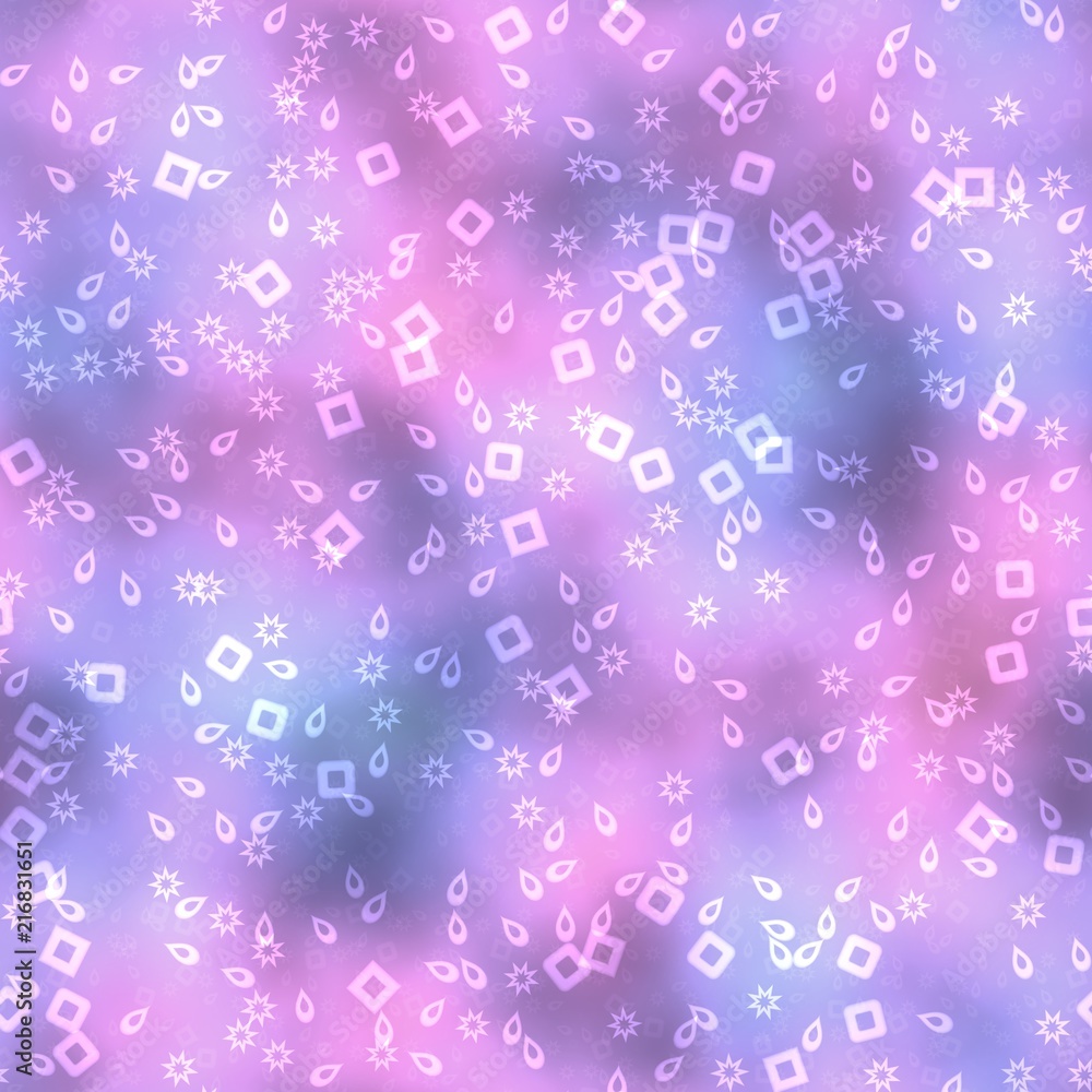 Purple abstract pattern texture with many symbols, seamless texture with purple background Purple abstract pattern texture with many symbols, seamless texture with purple background