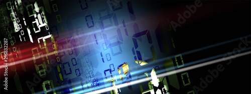 Cybersecurity and information or network protection. Future technology web services for business and internet project