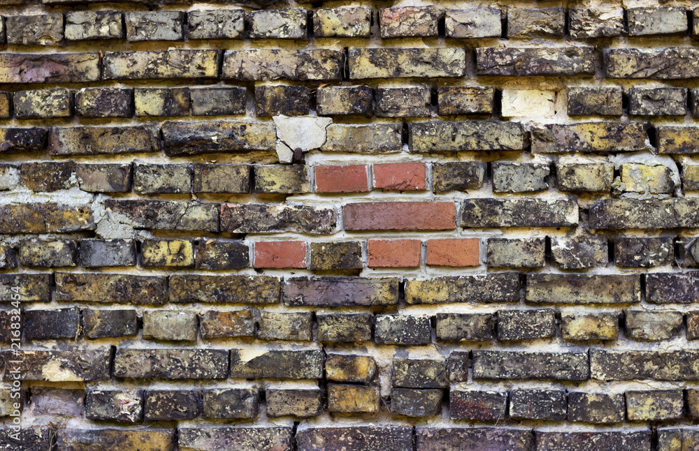 Old brick wall. Grunge background Old brick wall. Grunge background