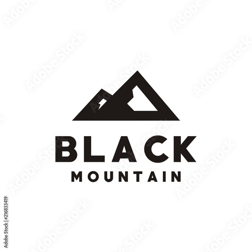 Simple Sharp Bold Mountain for Adventure Outdoor Logo design inspiration