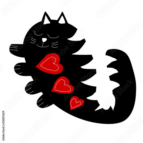 Cat art drawing