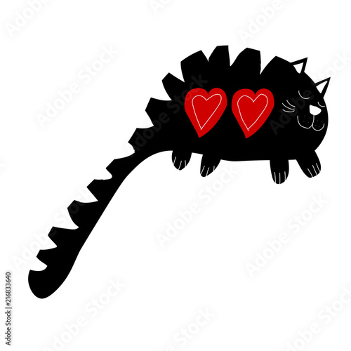 Cat art drawing