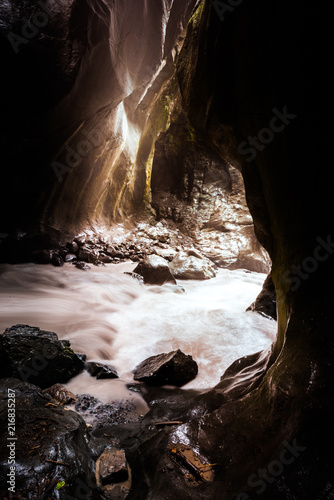 Ouray Box Canyon Waterfall bottom view