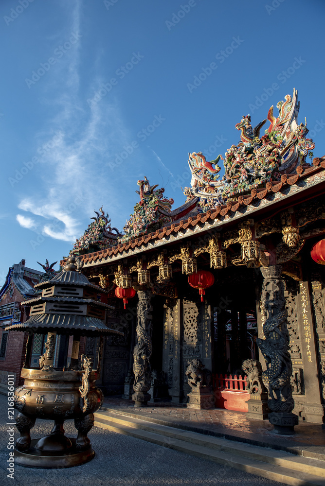 Fototapeta premium Chinese Temple in Taiwan